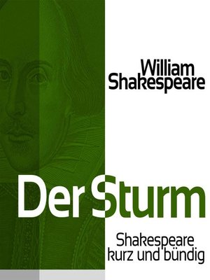 cover image of Der Sturm